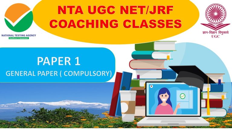 NTA UGC NET JRF Classes paper 1