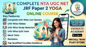 Complete NTA UGC NET JRF Yoga Coaching Classes June - Dec 2026